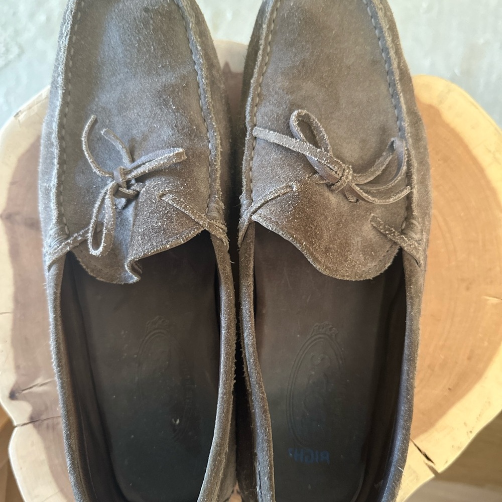 Tod's Vintage Driving Shoe Brown Suede - Picture 4 of 6